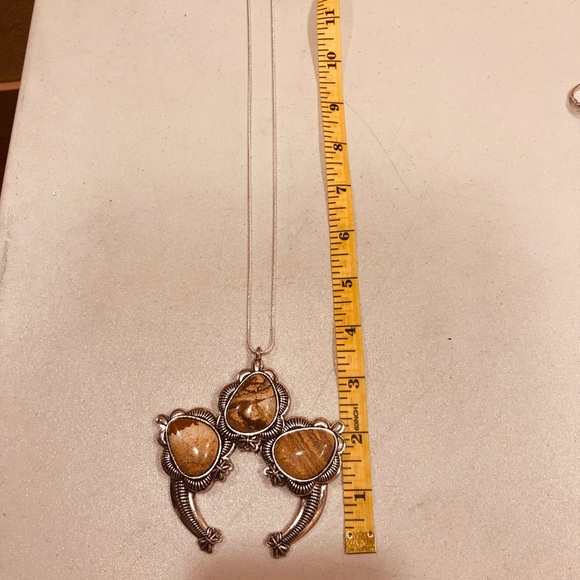 Source Unknown Jewelry - NAJA Picture Jasper Pendant